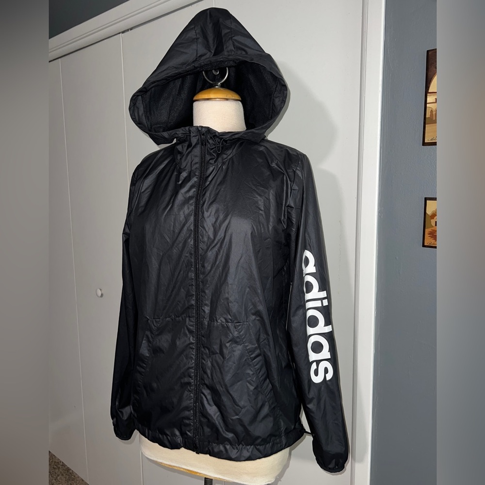 ADIDAS Full Zip Hooded Run Jacket NWOT